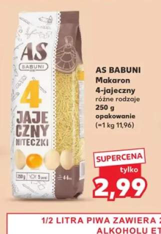 Makaron 4-jajeczny As Babuni