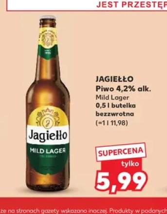 Piwo 4,2% alk. Mild Lager Jagiełło