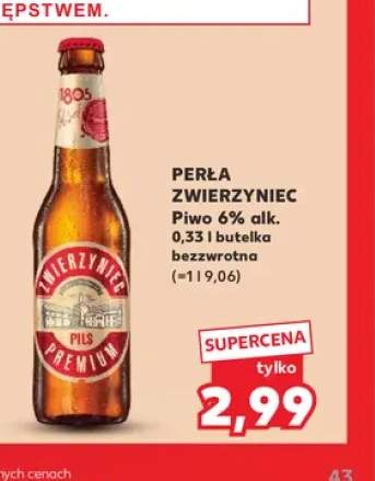 Piwo 6% alk. Perła Zwierzyniec
