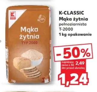 Mąka żytnia pełnoziarnista T-2000 K-Classic