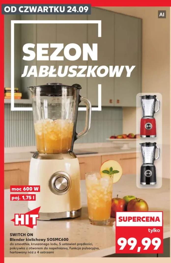 Blender kielichowy SOSMC600 Switch On