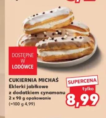 Eklerki jabłkowe z dodatkiem cynamonu Cukiernia Michaś 2-pak