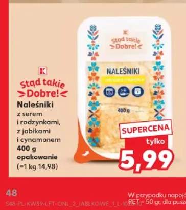 Naleśniki z serem i rodzynkami Stąd Takie Dobre! +1 wariant