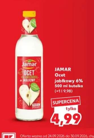 Ocet jabłkowy 6% Jamar