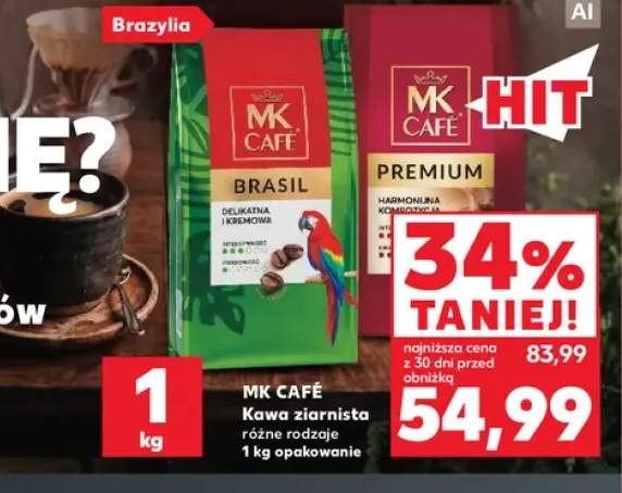 Kawa ziarnista różne rodzaje MK Café
