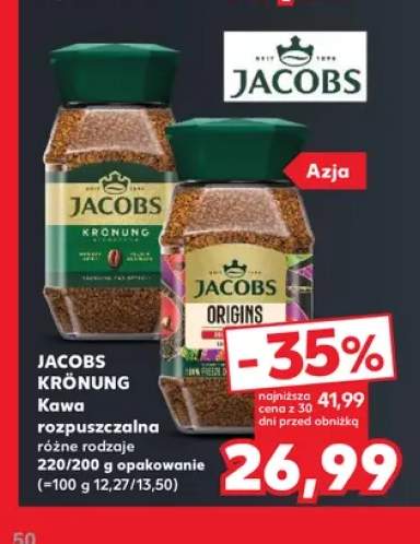 Kawa rozpuszczalna różne rodzaje Jacobs Krönung