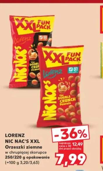 Orzeszki ziemne w chrupiącej skorupce Nic Nac's XXL Lorenz