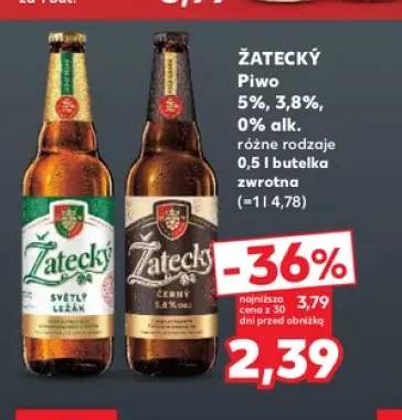 Piwo Žatecký Světlý Ležák +1 wariant