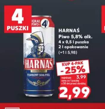 Piwo Harnaś 4-pak