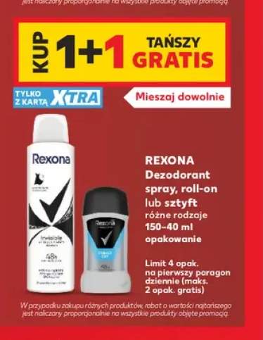 Dezodorant spray Rexona Invisible +2 warianty