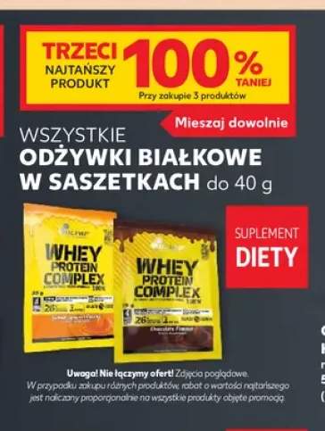 Odżywki białkowe w saszetkach do 40 g +2 warianty