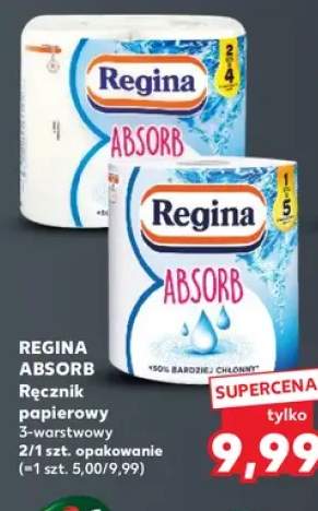 Ręcznik papierowy 3-warstwowy Regina Absorb 2 szt. +1 wariant