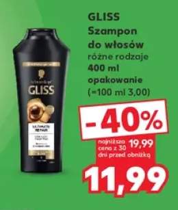 Szampon do włosów różne rodzaje Gliss