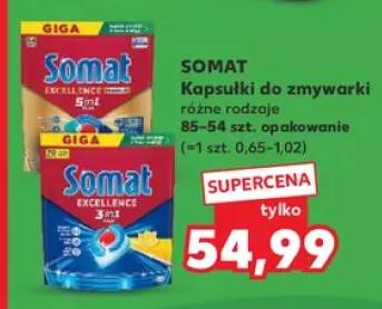 Kapsułki do zmywarki różne rodzaje Somat