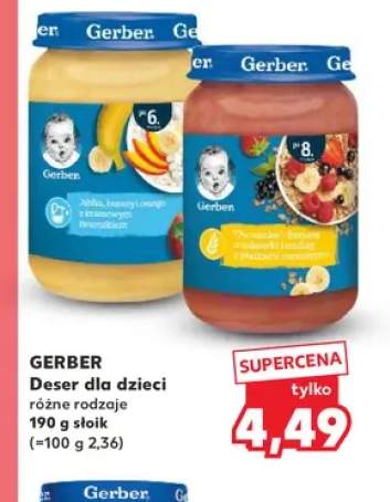 Deser dla dzieci Gerber