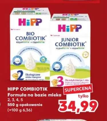 Formuła na bazie mleka 3 HiPP Combiotik +3 warianty