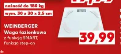 Waga łazienkowa z funkcją Smart Weinberger