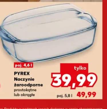 Naczynie żaroodporne prostokątne Pyrex 4,6 l +3 warianty