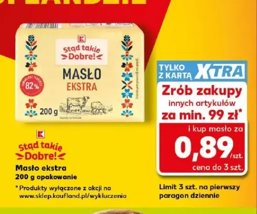 Masło ekstra Stąd Takie Dobre!