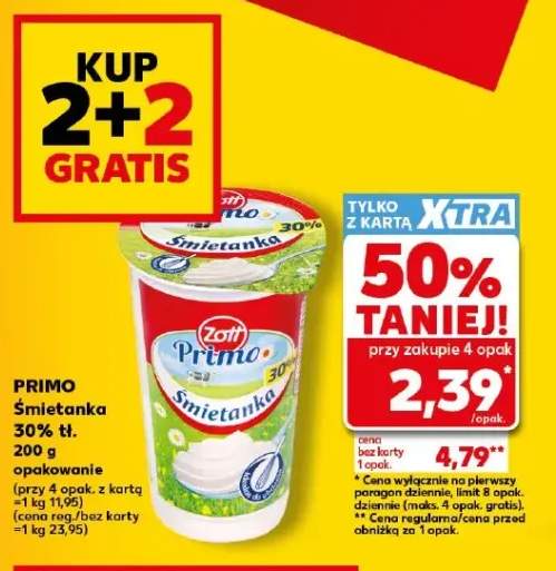 Śmietanka Primo Zott 30%