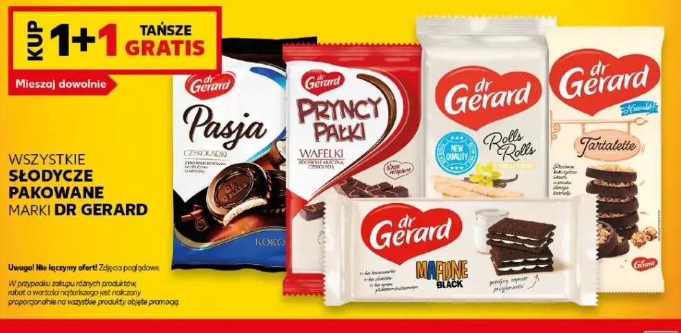 Słodycze pakowane marki Dr Gerard +5 wariantów