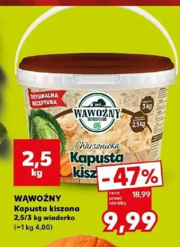 Kapusta kiszona Wąwoźny