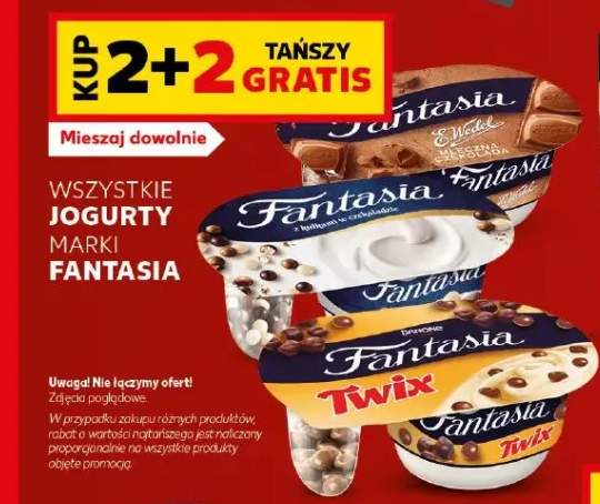 Jogurty marki Fantasia +3 warianty