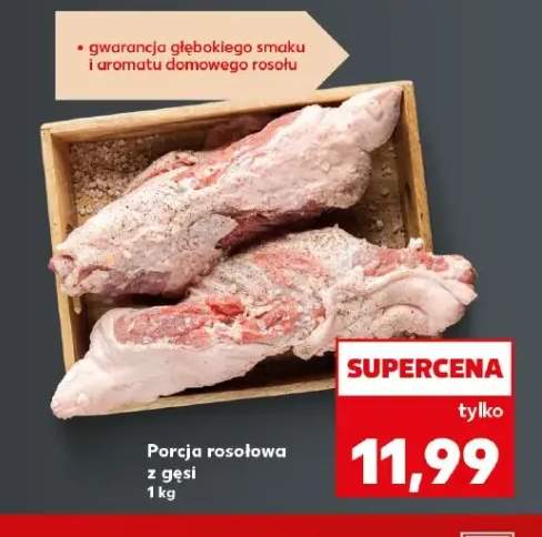 Porcja rosołowa z gęsi