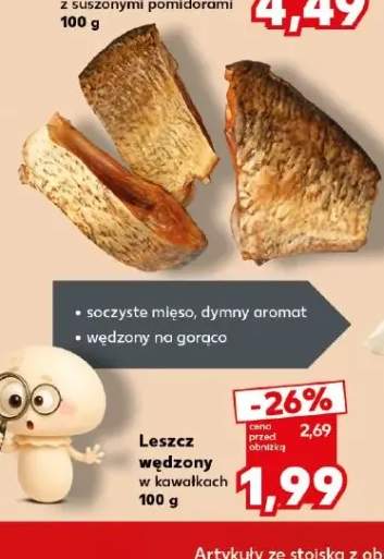 Leszcz wędzony w kawałkach