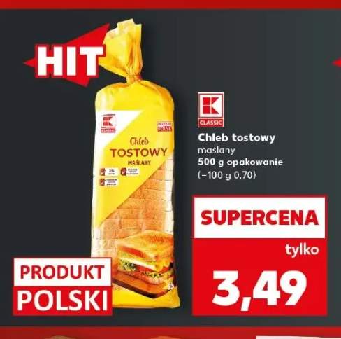 Chleb tostowy maślany K-Classic