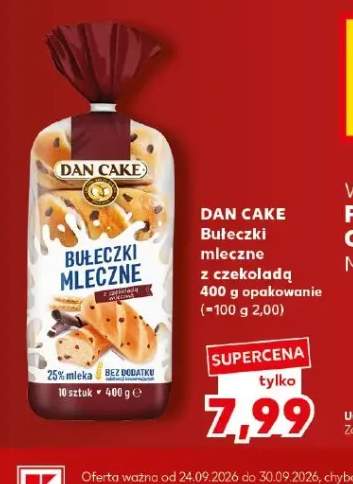 Bułeczki mleczne z czekoladą Dan Cake