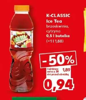 Ice Tea brzoskwinia K-Classic +1 wariant