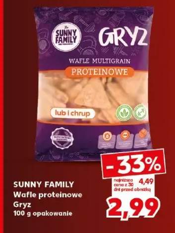 Wafle proteinowe Gryz Sunny Family