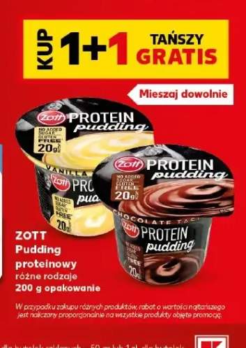 Pudding proteinowy waniliowy Zott +1 wariant