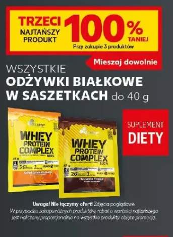 Odżywki białkowe w saszetkach do 40 g +2 warianty