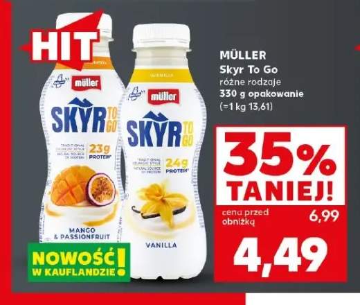Skyr To Go mango & passionfruit Müller +1 wariant