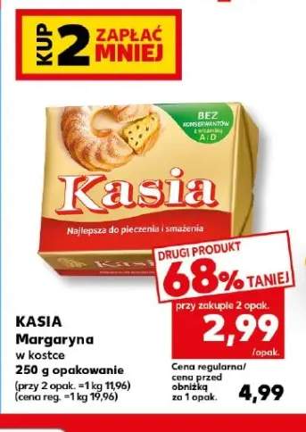 Margaryna w kostce Kasia