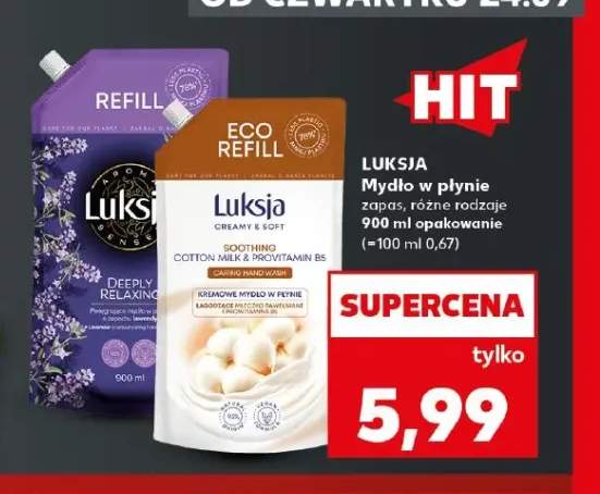 Mydło w płynie zapas Luksja