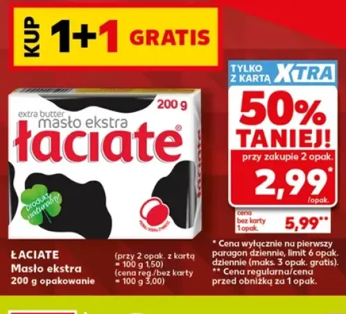 Masło ekstra Łaciate
