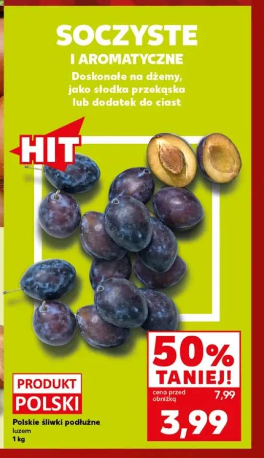 Śliwki podłużne polskie