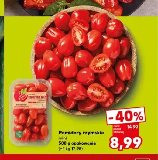 Pomidory rzymskie mini