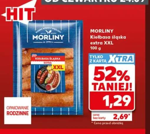 Kiełbasa śląska extra XXL Morliny