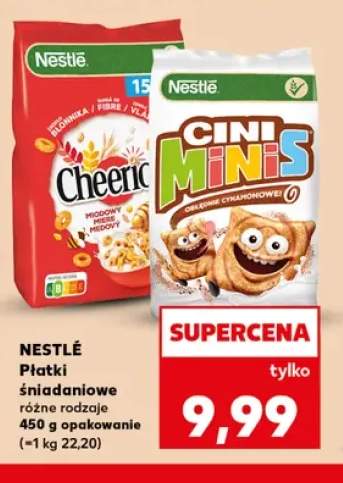 Płatki śniadaniowe Cheerios miodowe Nestlé +1 wariant