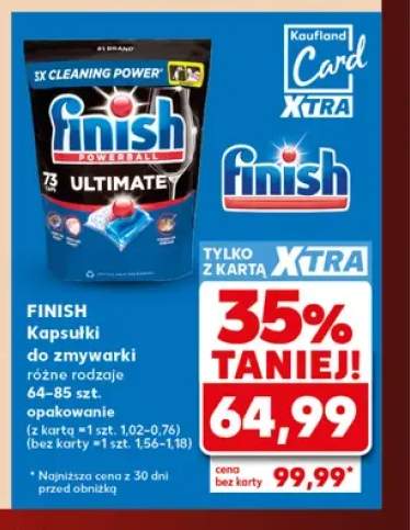 Kapsułki do zmywarki Finish