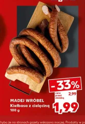 Kiełbasa z cielęciną Madej Wróbel