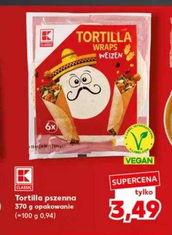 Tortilla pszenna K-Classic