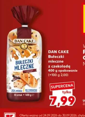 Bułeczki mleczne z czekoladą Dan Cake