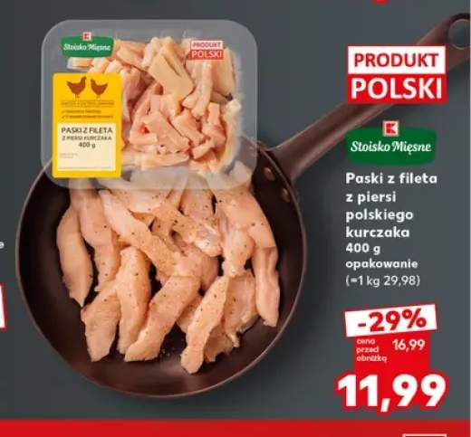 Paski z fileta z piersi polskiego kurczaka Stoisko Mięsne
