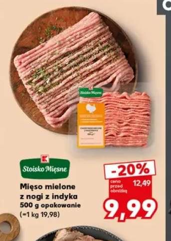 Mięso mielone z nogi z indyka Stoisko Mięsne