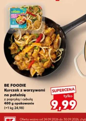 Kurczak z warzywami na patelnię z papryką i cebulą Be Foodie